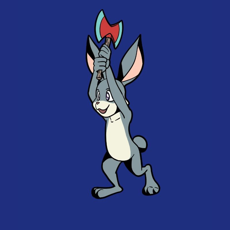 Lapin lanceur de hache - Lancer de hache