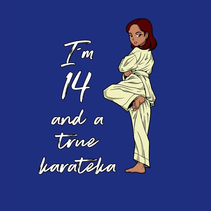 Ich bin 14 - Mädchen Karate