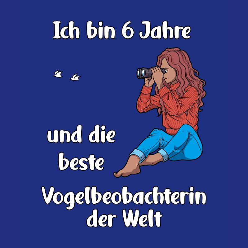 Ich bin 6 - Mädchen Vogelbeobachtung