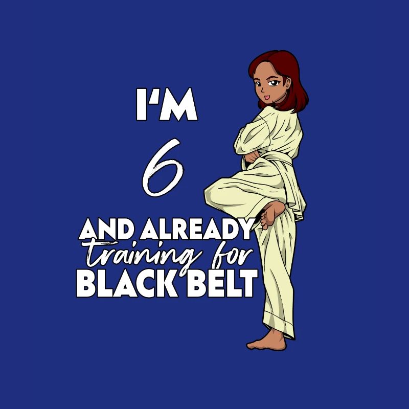 Ich bin 6 - Mädchen Karate