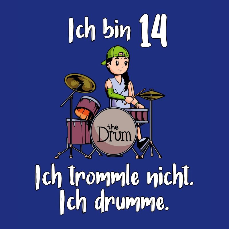 Ich bin 14 - Mädchen Schlagzeuger
