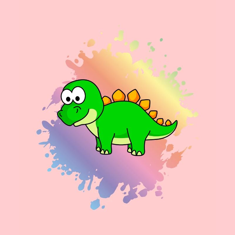 Dinosaur stegosaurus Comic