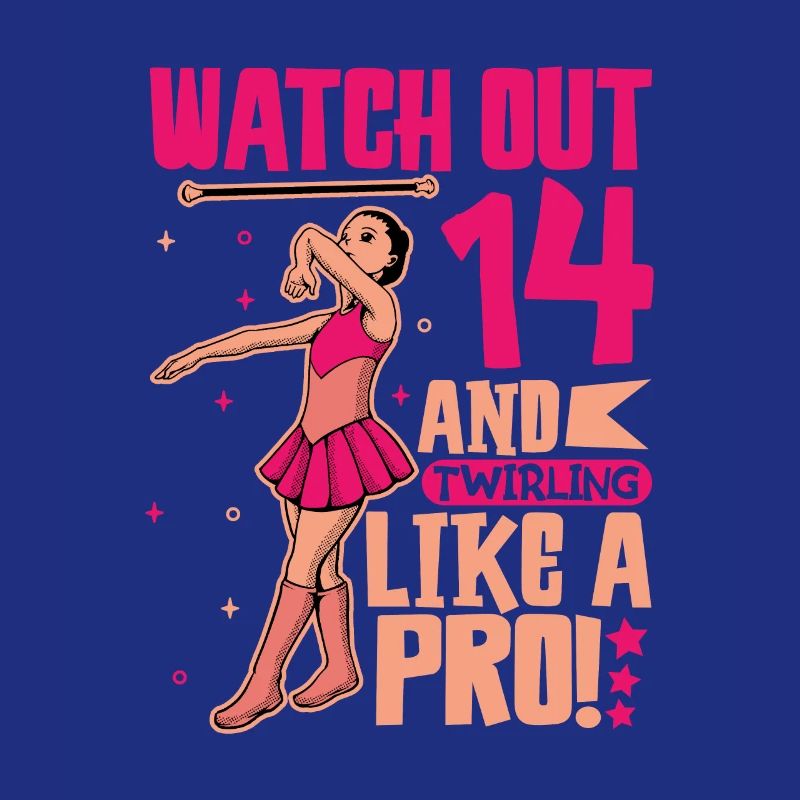 Ich bin 14 - Mädchen Twirling