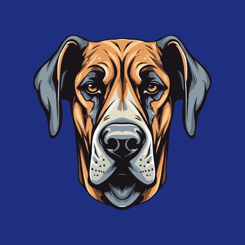 Great Dane Hund Kopf