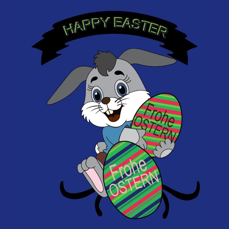 HAPPY EASTER, Easter , Coloured Easter Eggs