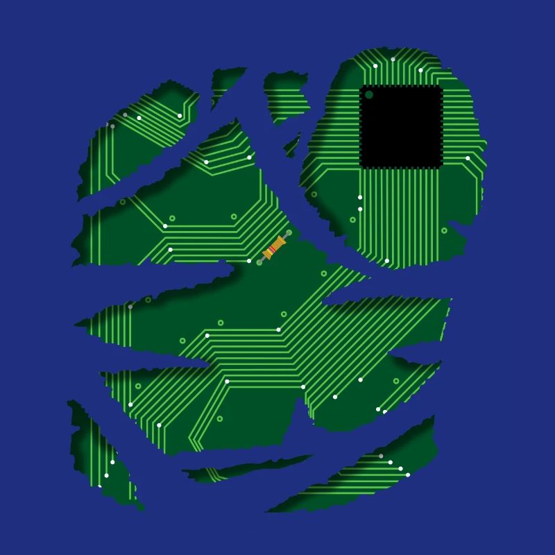 Stromkreis / Strom / Schaltplan / Technik Shirt