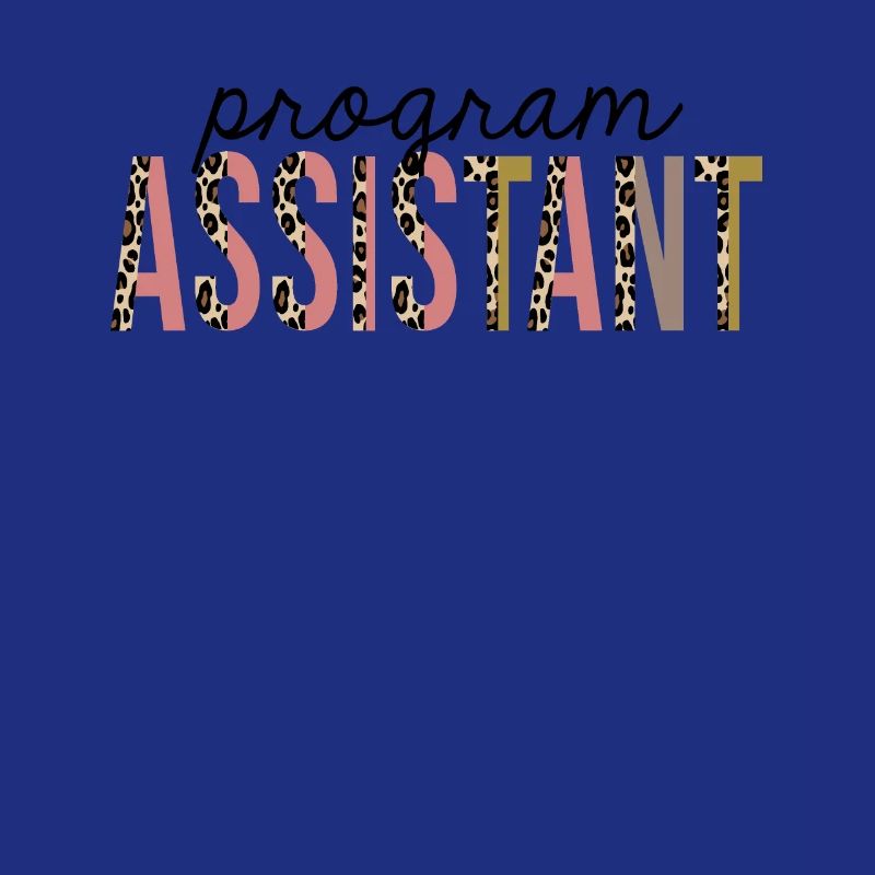 Assistant de programme Leopard Print Funny