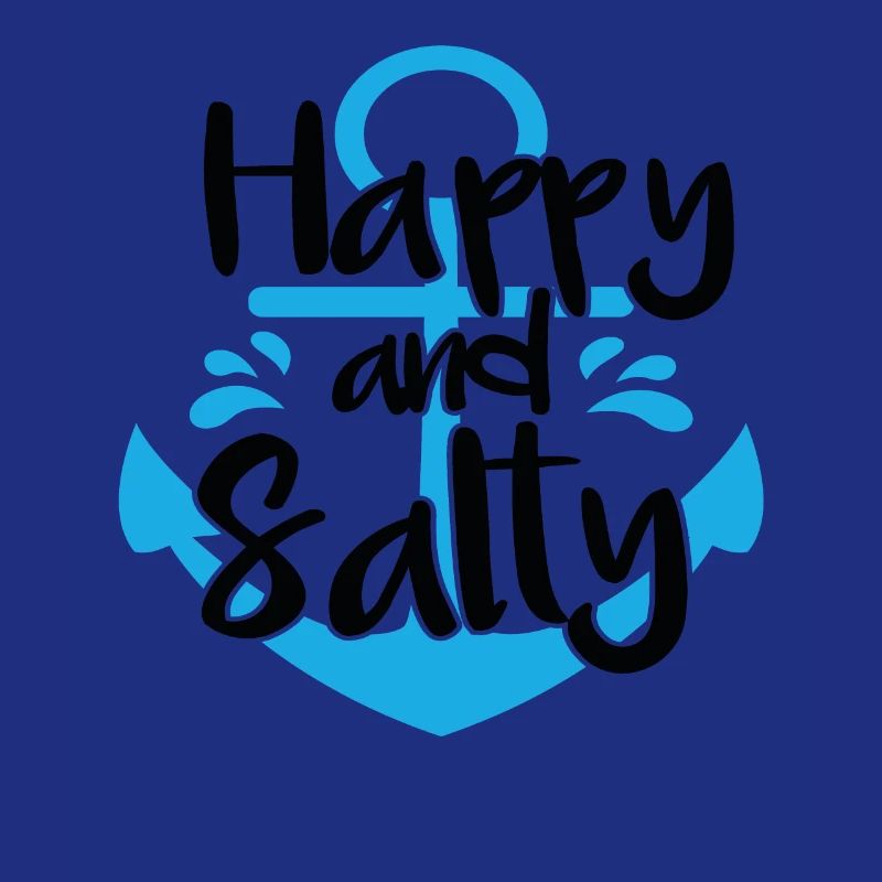 Support de protection de la mer heureuse et salée