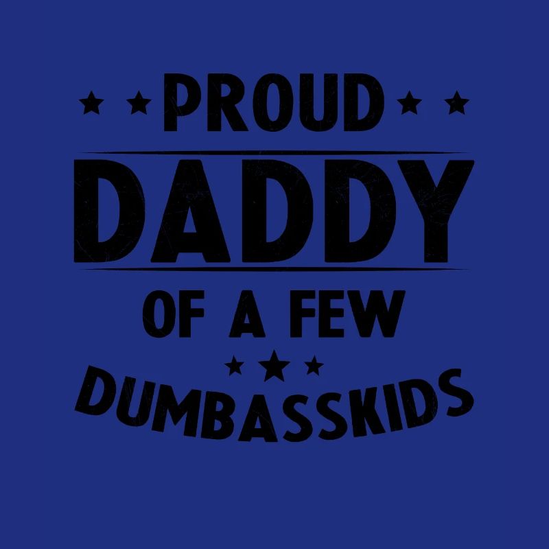 Stolzer Vater einiger dummer Kinder