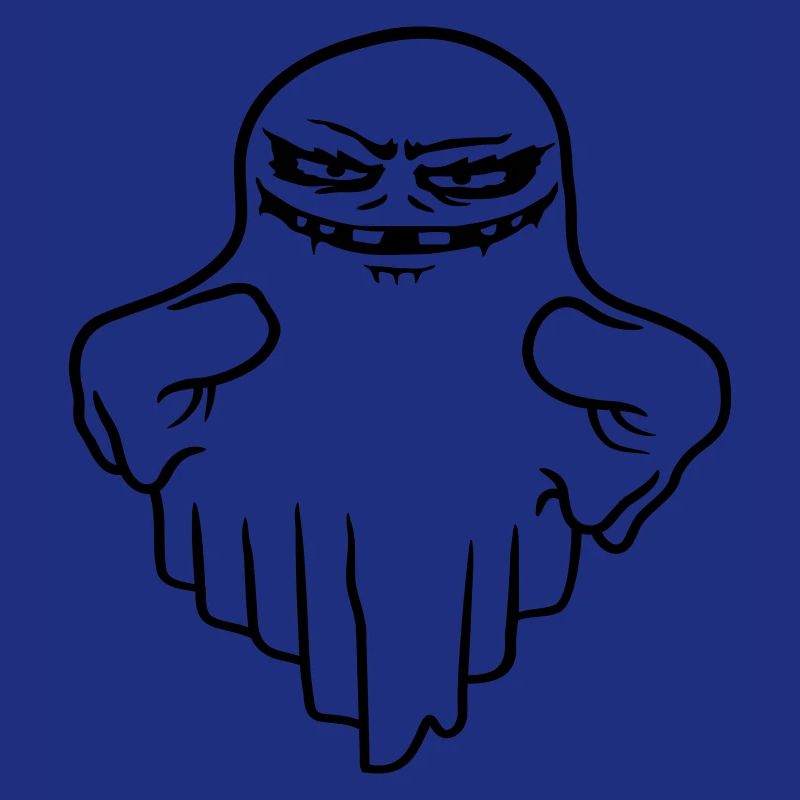 Schwebender Monster Geist Comic