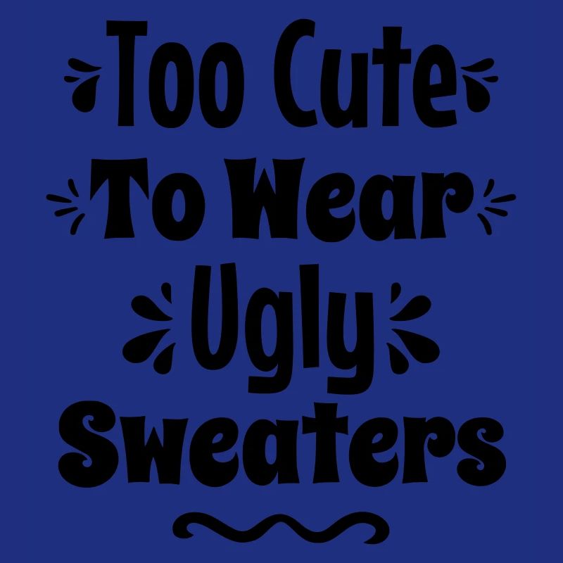Trop mignon pour porter des pulls moches
