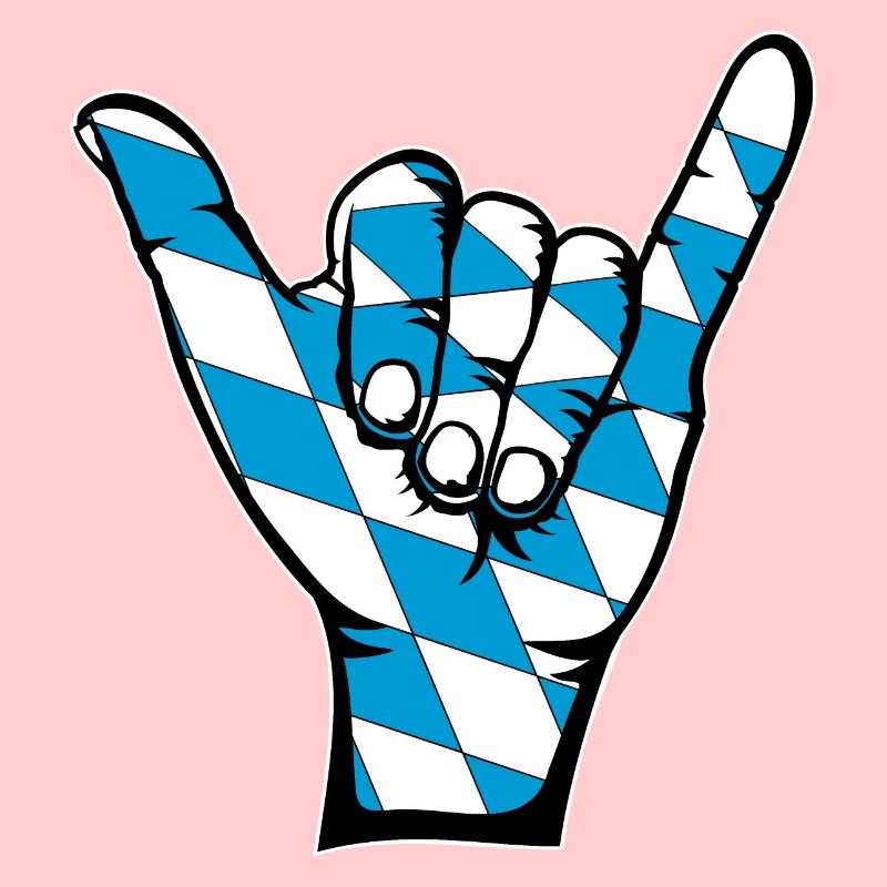 Icône du surf du drapeau de la Bavière