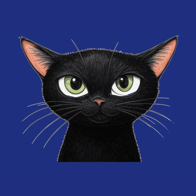 Schwarze Katze