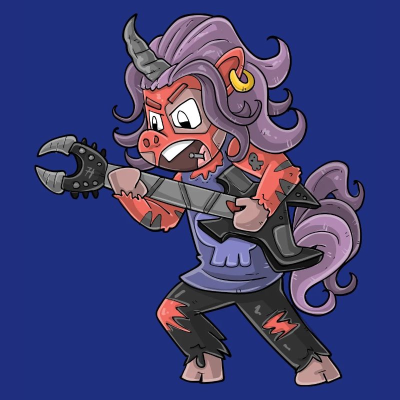 Rock Einhorn / Rockendes Einhorn