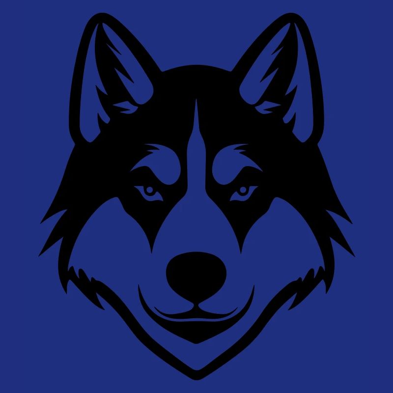 Tête de chien Husky
