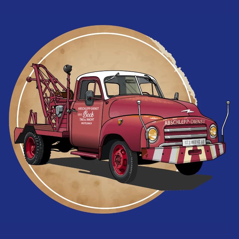 Abschleppwagen Oldtimer