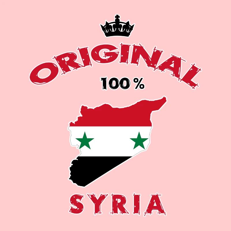 Design original du drapeau de la Syrie