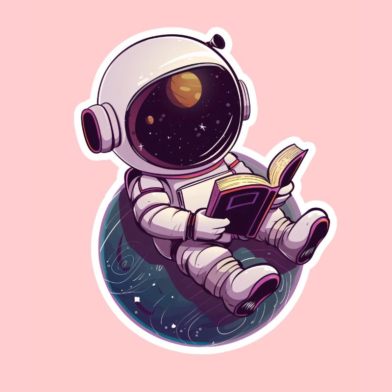 Astronaute lit devant la Terre – Space Design