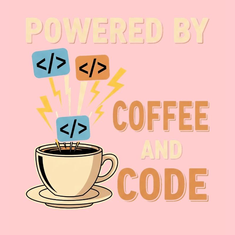 Programmierer Kaffee Motiv Design
