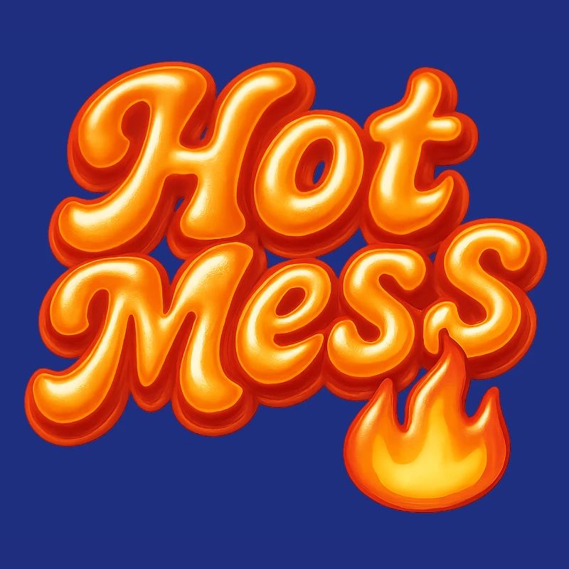 hot mess / y2k statement design