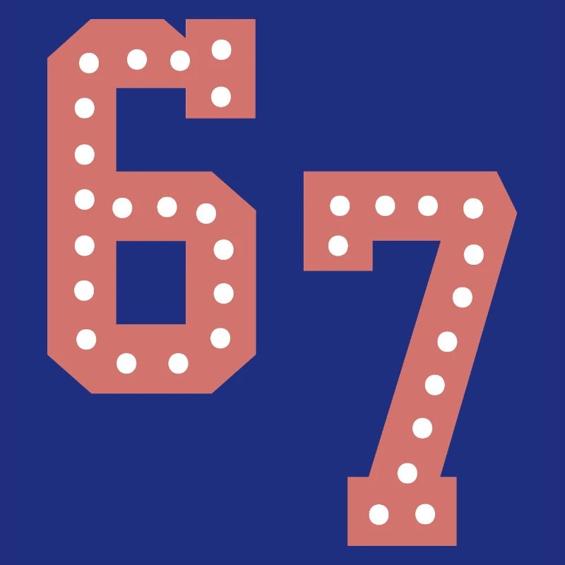 6 7 – Trendy minimalist text design,