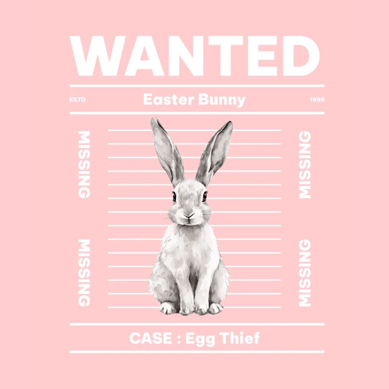 Wanted Easter Bunny