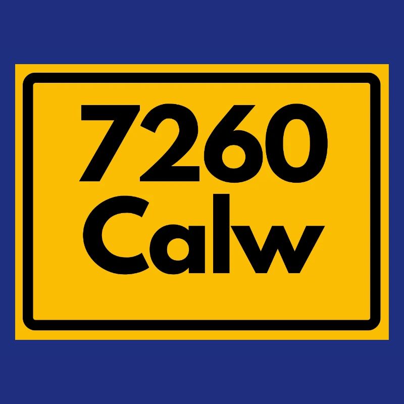 ANCIEN CODE POSTAL RETRO 7260 CALW HEIMATSTOLZ