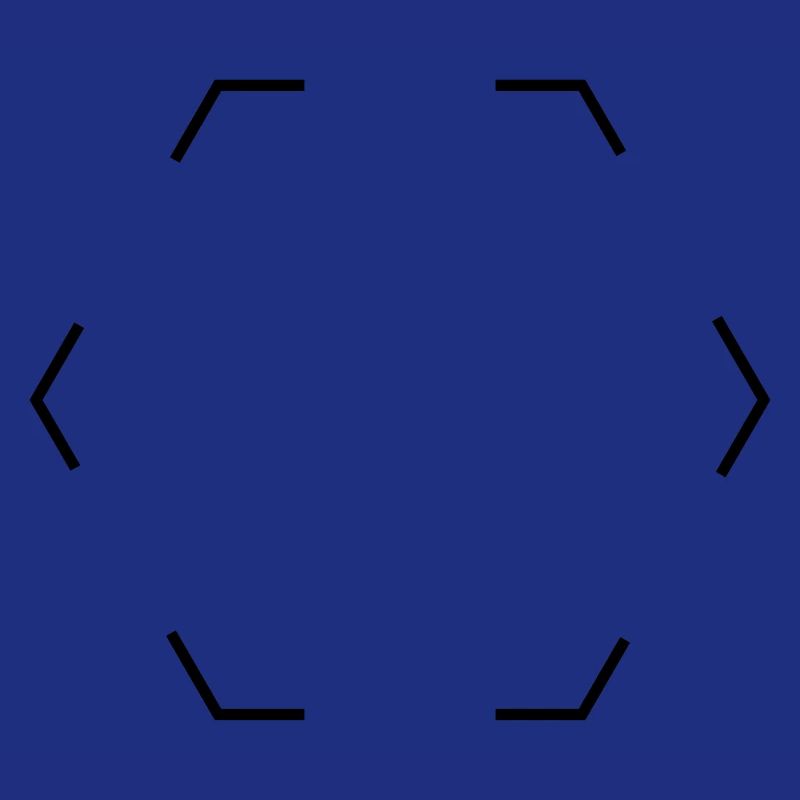 Dashed hexagon