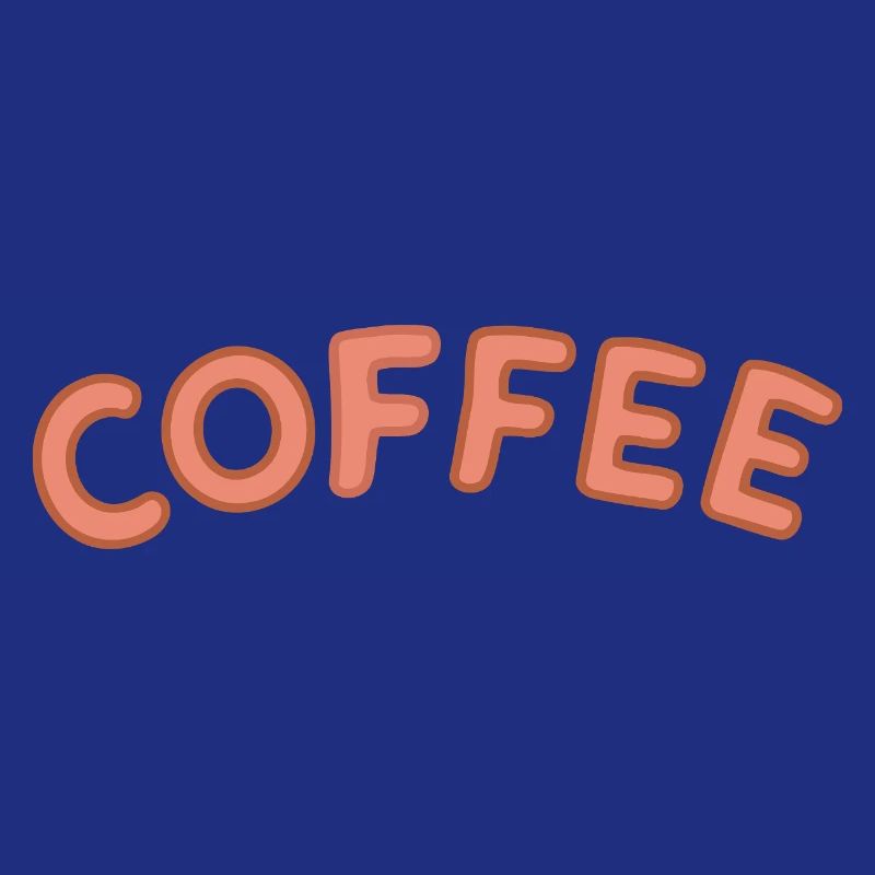 Café typographie en arc