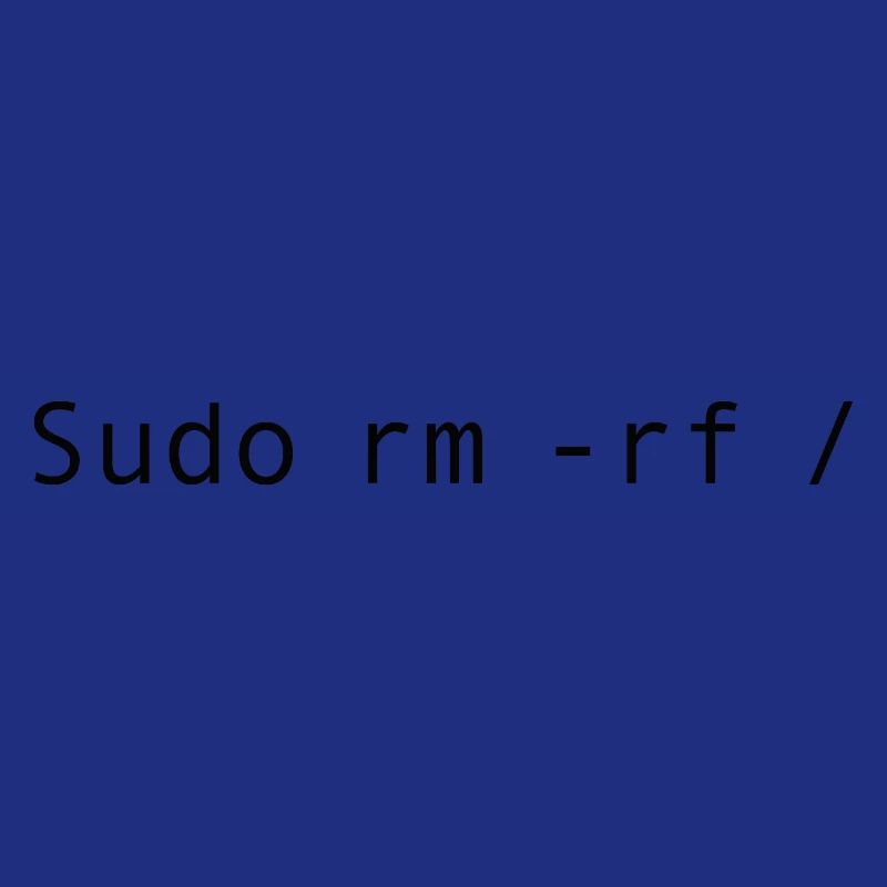 Linux-Codierung sudo rm -rf /