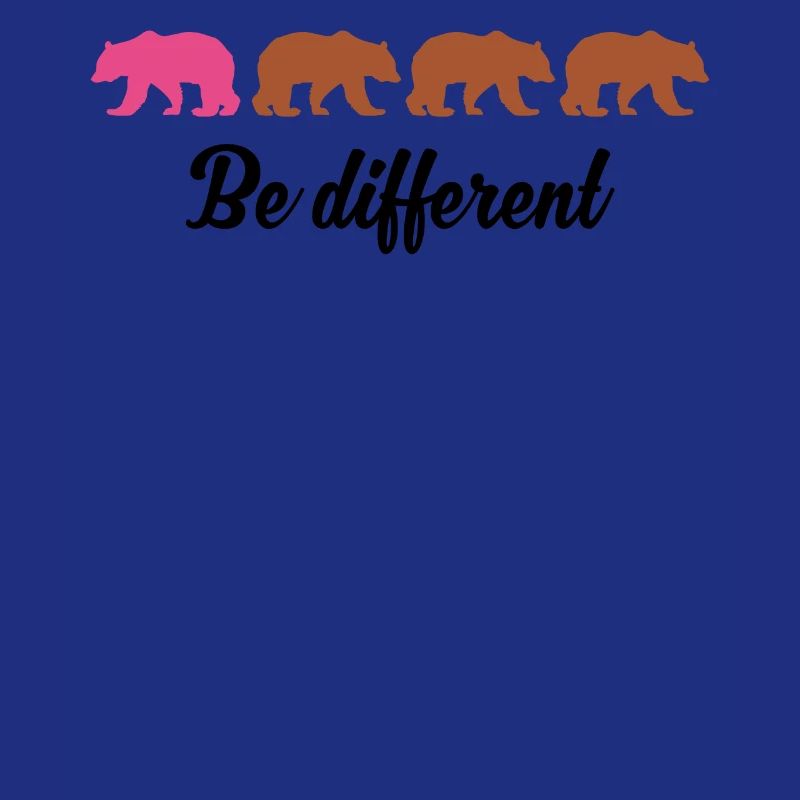 Be Different Lustige Bären Sei Anders Geschenk