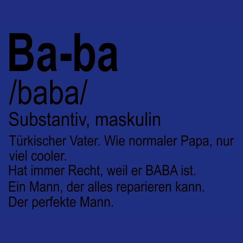 Türkischer Baba | Vatertagsgeschenk EN IYI BABA