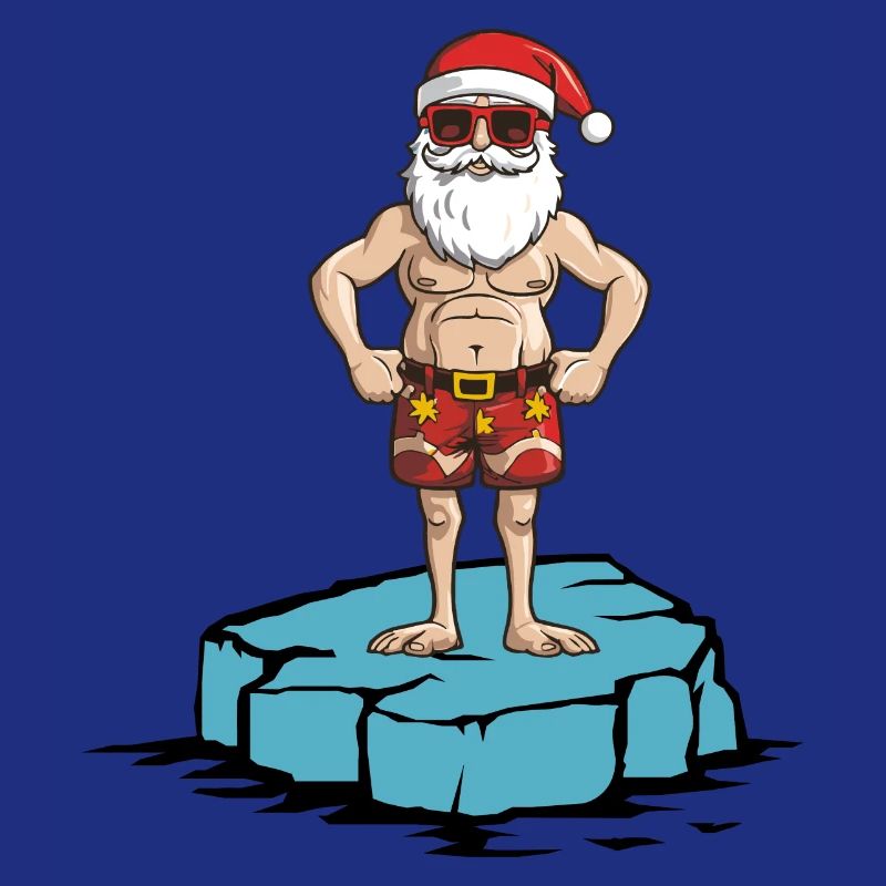 Weihnachtsmann Eisscholle