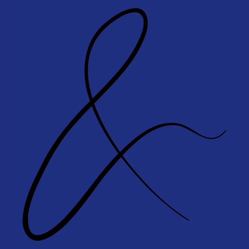 and characters in cursive script