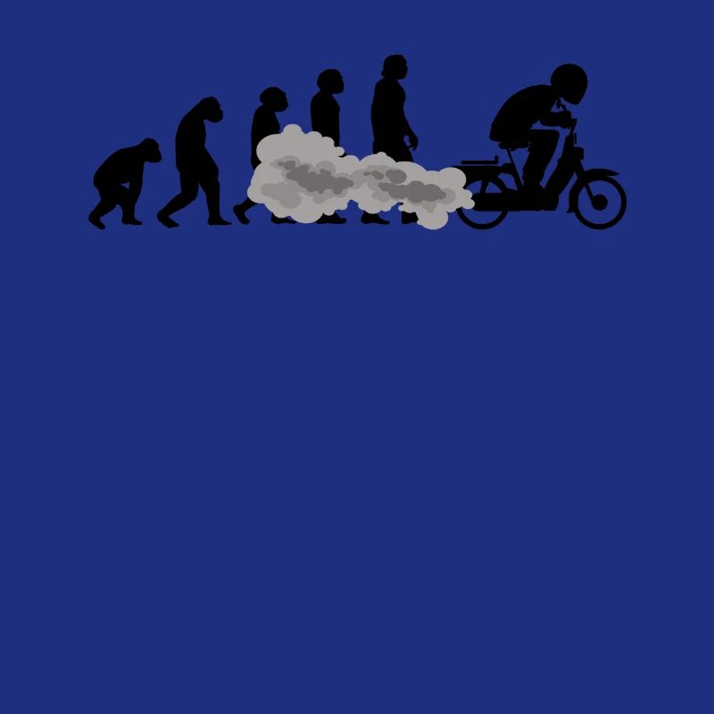Moped scooter EVOLUTION moped moped driver moped