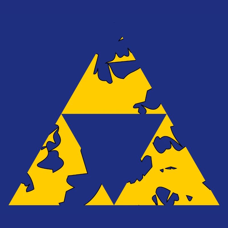 Triforce triangle retro gaming legend controller
