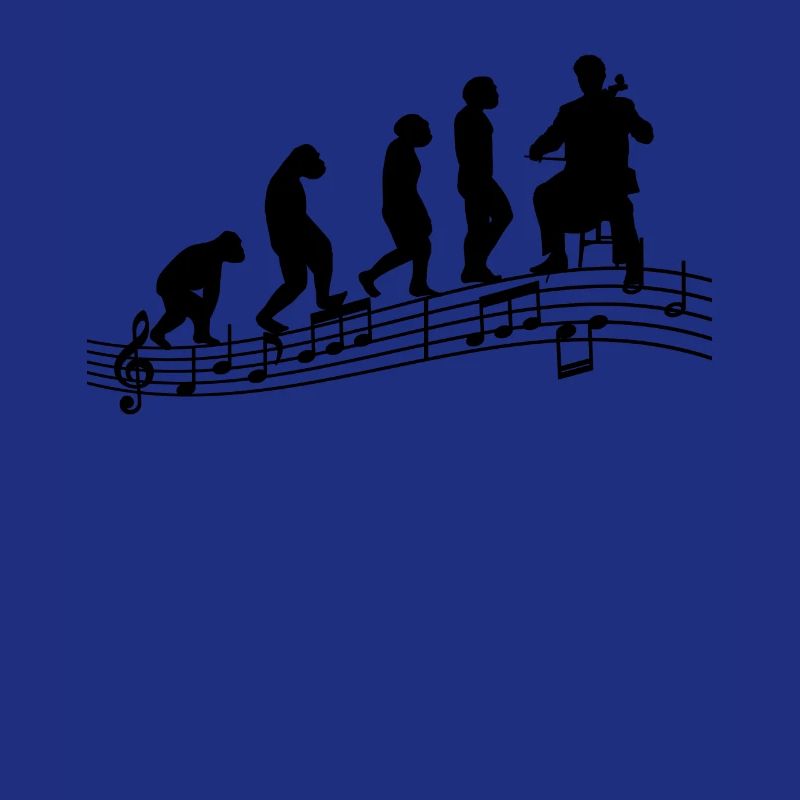Cellospieler Cellist-Musiker Collo-Musik Evolution