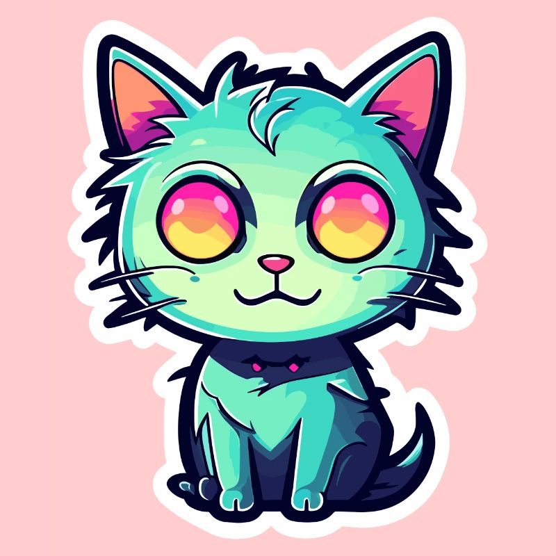 Cute Cat Illustration