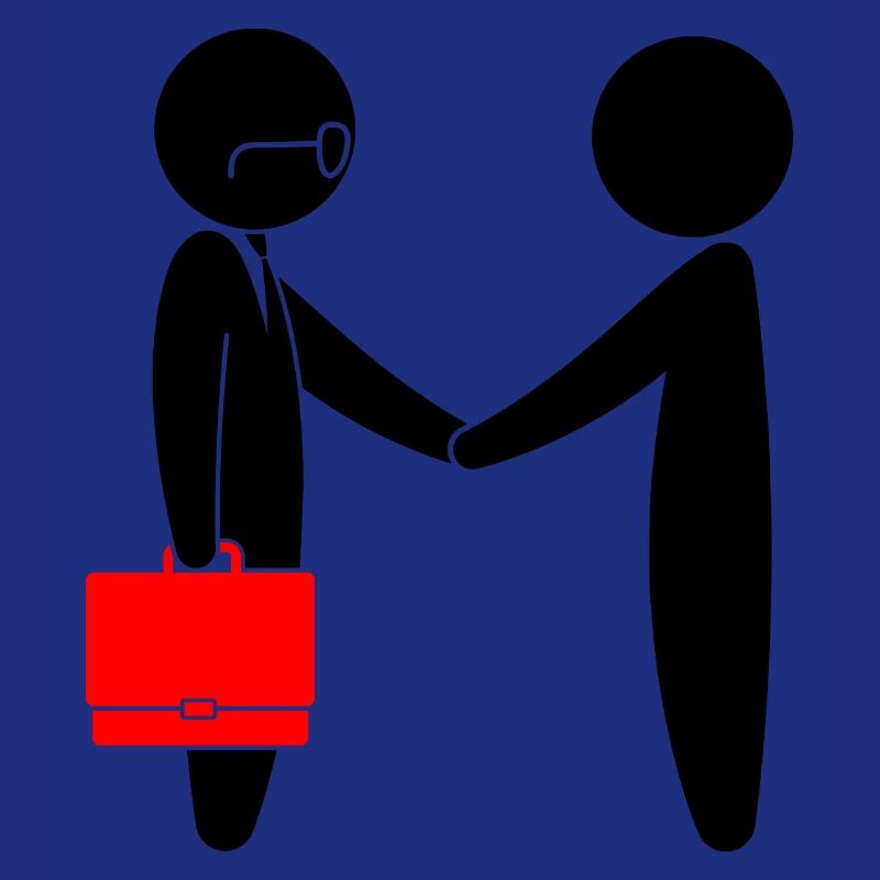 A lawyer meets a client