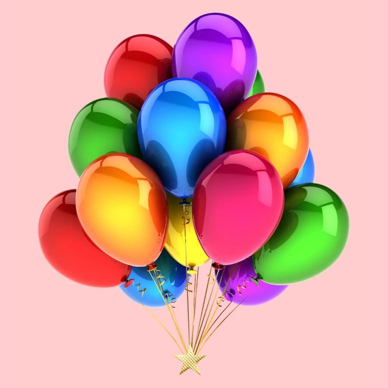 Ein Strauß Luftballons