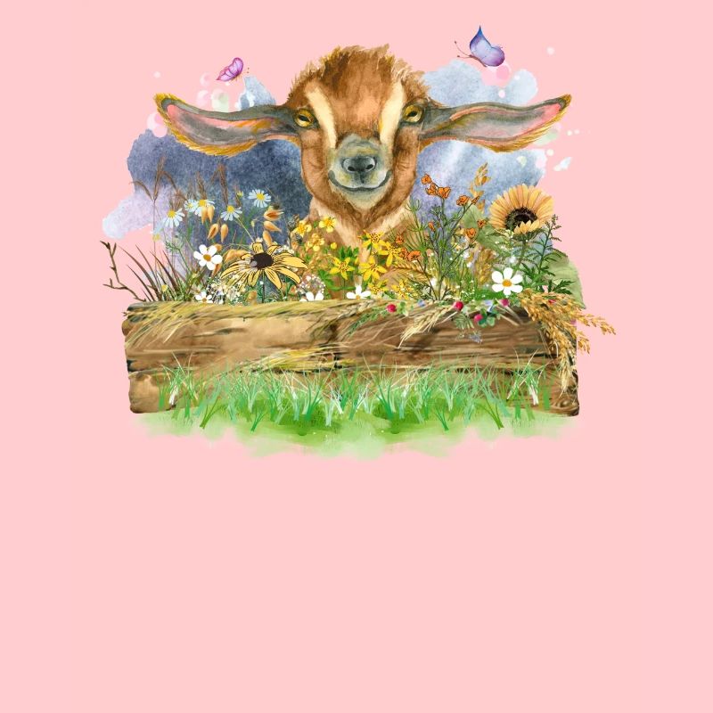 Aquarelle de chèvre