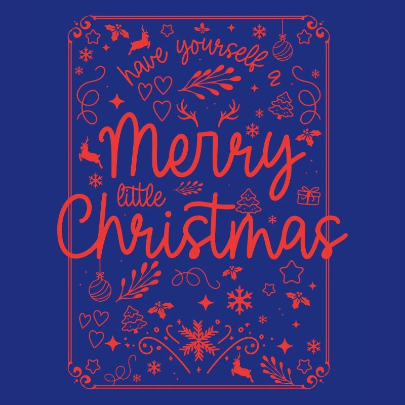 Merry Christmas Red Script
