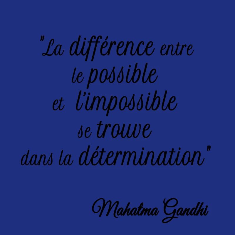 La différence entre le possible et l impossible