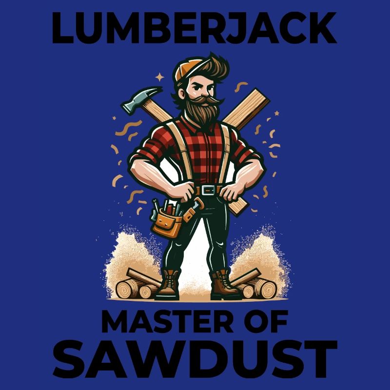Bûcheron Menuisier Bûcheron Charpentier Sciure de bois