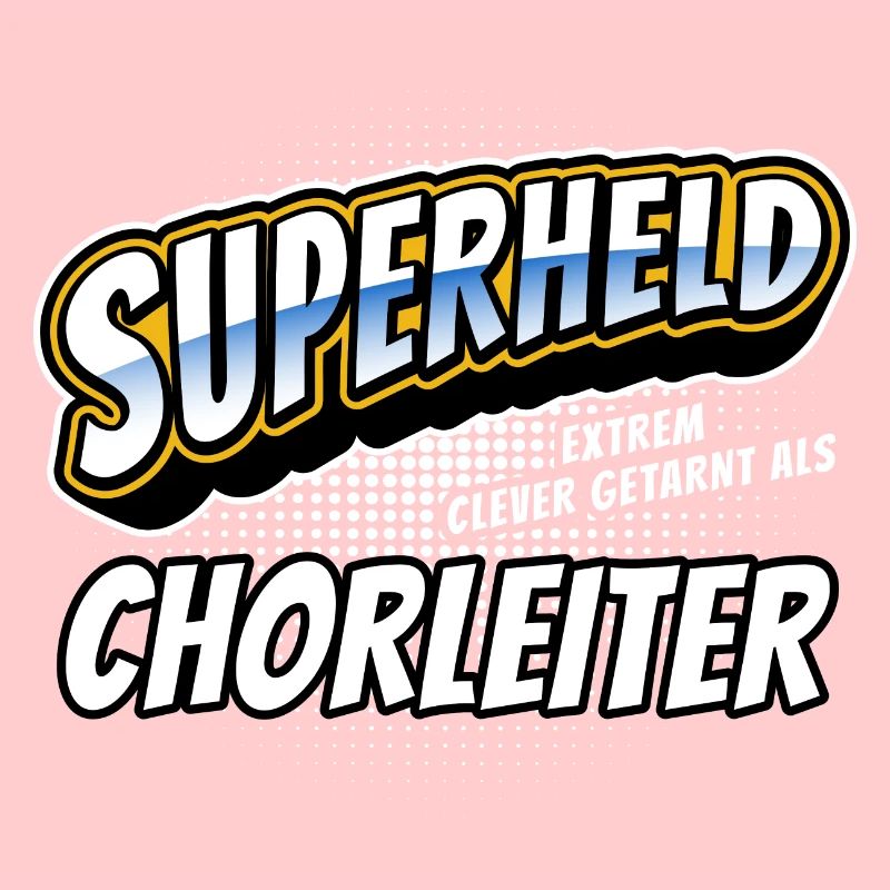 Superheld, clever getarnt als Chorleiter