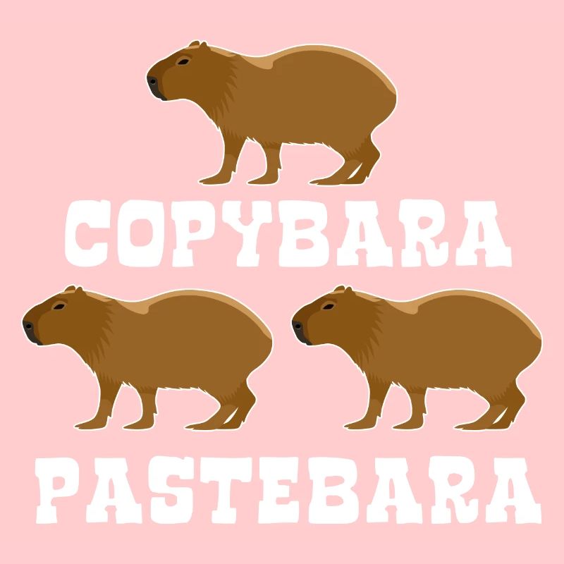 Copybara - Capybara Wortspiel - Copy Paste
