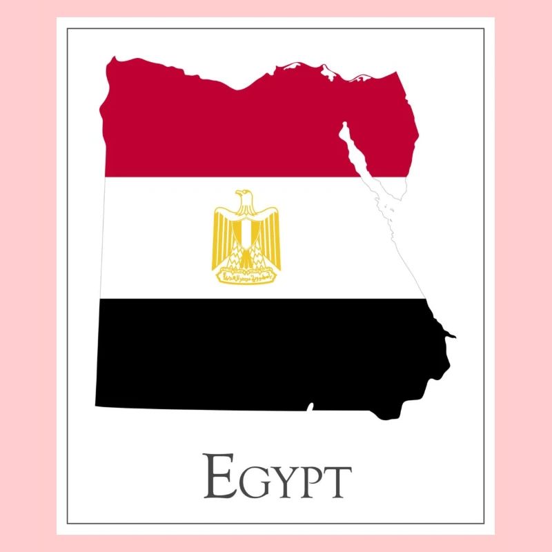Flagge Ägypten, Map