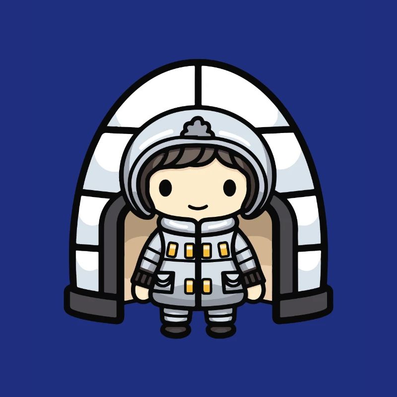 Iglu Eskimo Winter Comic