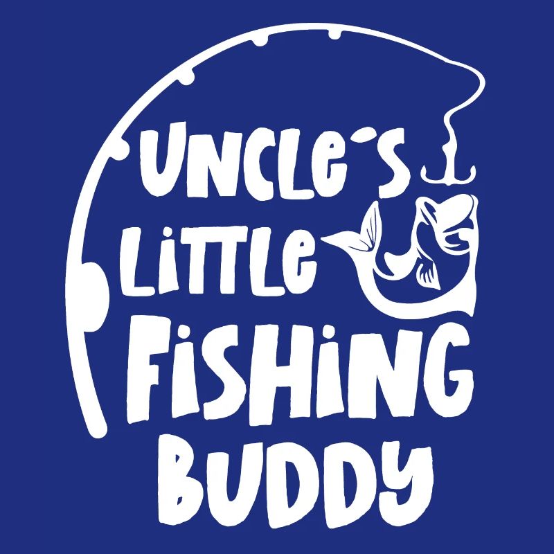 Le petit compagnon de pêche de l’oncle pêcher bébé pêcheur