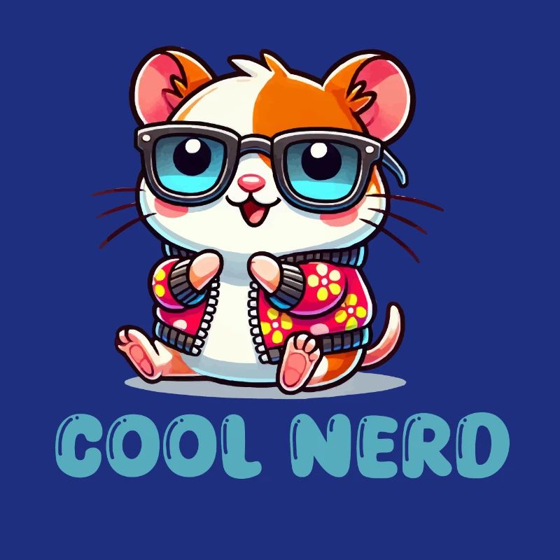hamster comic cool nerd